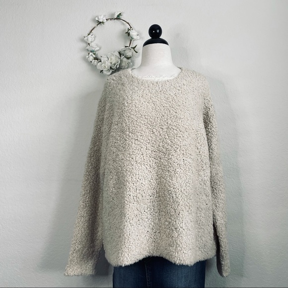 Eileen Fisher Crewneck Wool Sweater - Picture 4 of 16